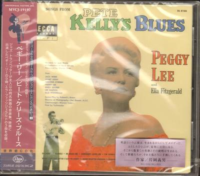 CD PEGGY LEE  ELLA FITZGERALD  Songs From Pete Kellys Blues MVCJ19197PROMO Decca 1999 Japan ObiJazz Used