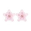 Star Beads Earrings (Baby Pink)