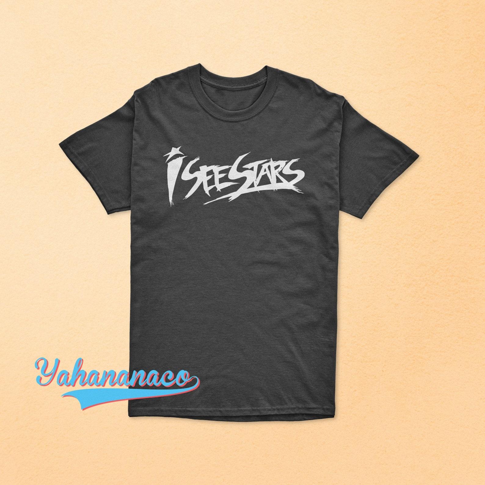 I See Stars Band T-shirt American Electronicore Metalcore Devin Oliver Music Band Black White Sport Grey Gildan T-shirt L