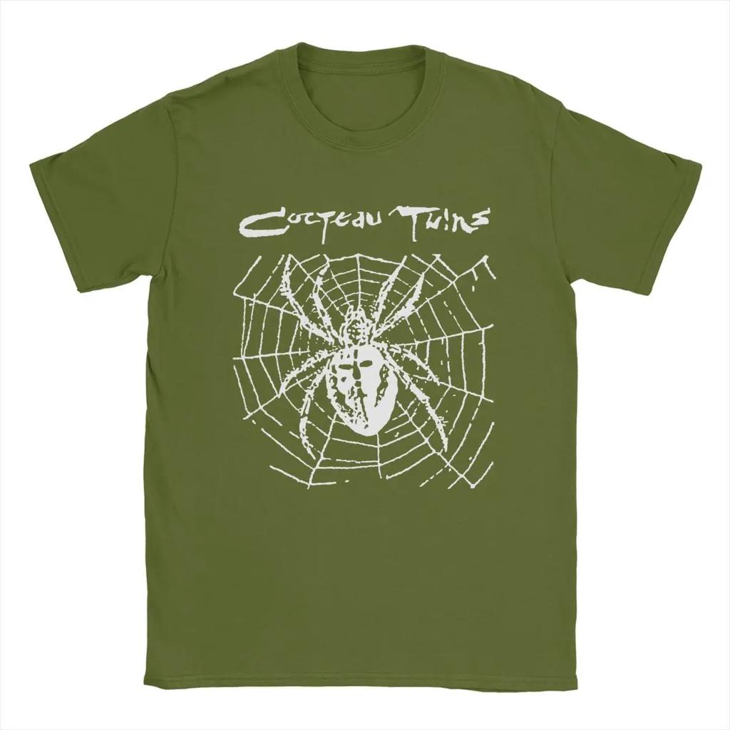 Casual Cocteau Twins T-Shirts Men O Neck Cotton T Shirt Short Sleeve Tees 4XL 5XL Clothing