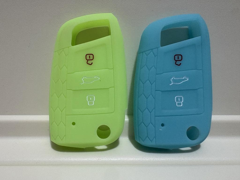 3 Buttons Silicone Cover Case Shell Key Fob Bag For For VW Golf 7 GTI MK7 For Skoda Octavia A7 For Seat Car Accessories Parts