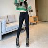 Personalized High-waisted Jeans, Women's Small Feet, Spring and Autumn New Elastic, Tight, Thin and Tall, Pencil Jeans Are Trendy