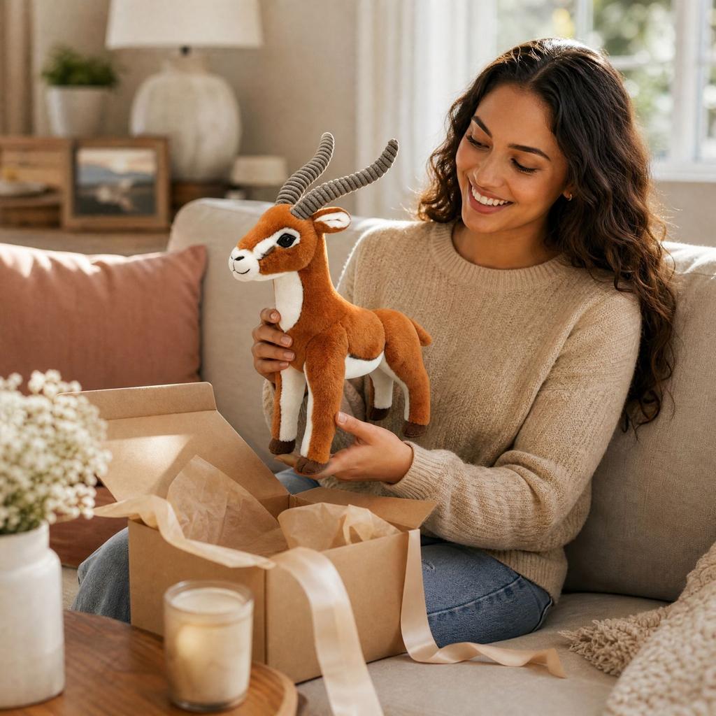 Soft Plush Stuffed Animal Toy Cuddly Doll for Kids and Adults, Gift for Birthdays and Holidays