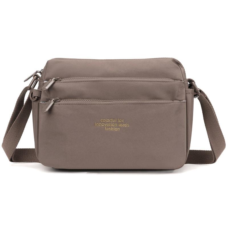 Women's Fashion Trend Shoulder Bag Anti-splashing Multi-layer Casual Messenger Bag