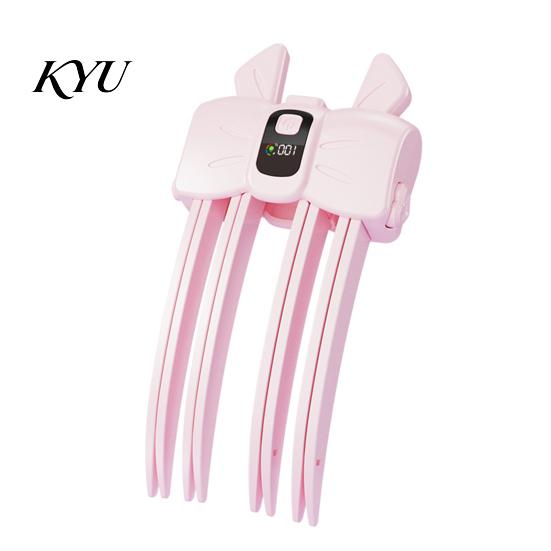Strumento Wireless per Acconciature, Pinzetta Riscaldata per Sollevare le Radici, Display LCD, Volumizzante per Uso Domestico, Elettrico Regolabile a 2 Temperature per Frange, Capelli Lisci Sottili