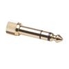6.35mm Male To 3.5mm Female Plug Headphone Audio Adapter with 3.5mm Screw Jack Audio Video Cable Adapter Locking Cable
