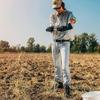 Erdsonde mit T-Griff Bodenverdichtungsprüfstab Edelstahl-Erdsonde mit T-Griff Verstellbar Unterirdisch