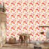 Teddy Bears and Hearts Cream and White Wallpaper for Living Room and Bedroom 50x1000