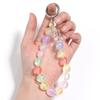8 10 14 16mm Acrylic Plated Colored Beads Transparent Loose Spacer Round Beads DIY Exquisite Bracelet Phone Chains Accessories