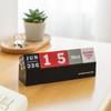 Ornaments Cube Shape Perpetual Calendar Creative Phone Holder  Decorate Supplies