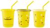 Skater 320ml Tumblers with Set of Made In Pikachu Face Straws, 3, Japan, Pokémon 25, SIH3ST-A