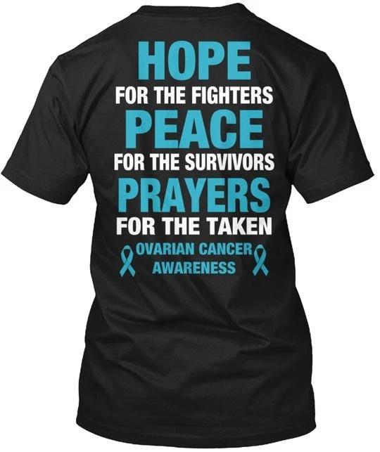 Ovarian Cancer Awareness TTshirt Made in the USA Size S to 5XL 2XL