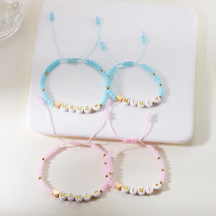 Pair Of Resin Beaded Bracelets Unique Wristband For Versatile Fashion Statements Heart Beaded Stackable Wrist Jewelry