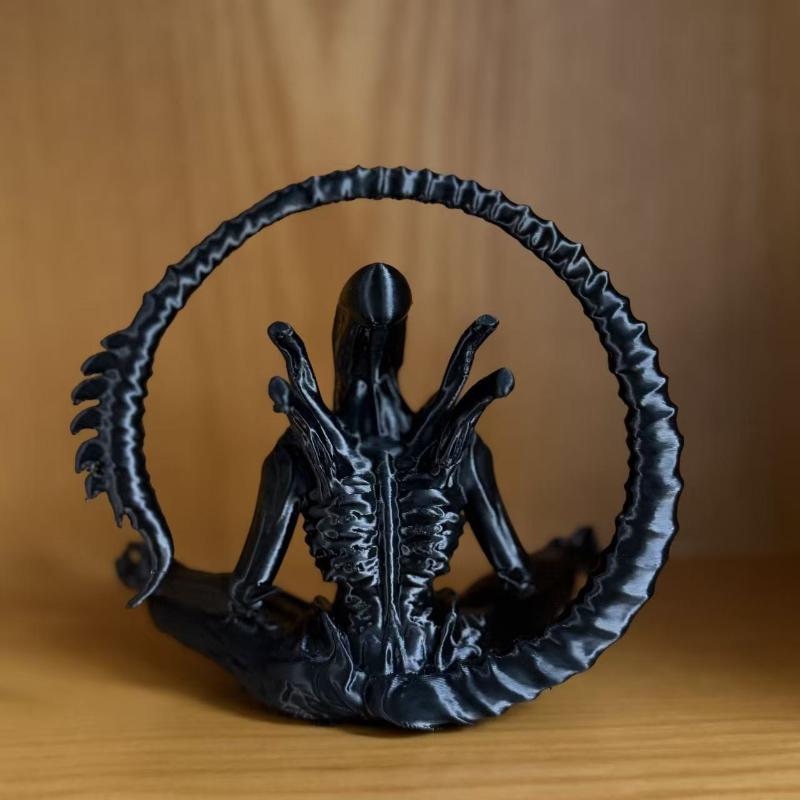 1 Stück Feiertagsgeschenk Alien Film Anime Figur Xenomorph Figur Figur 3D Druck Statue Modell Puppe Sammlung Dekoration Spielzeug