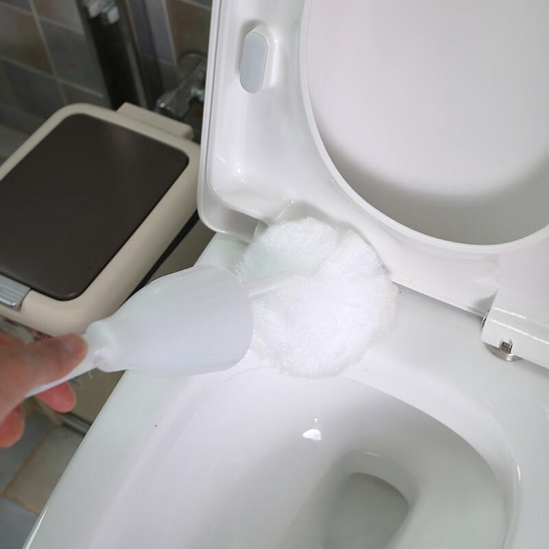 HSDIG Squeezing Cotton Toilet Cleaning Brush