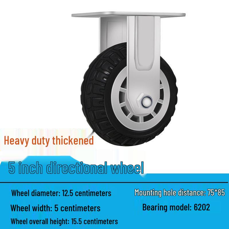 Těžká tichá otočná kolečka (2-8 palců) pro vozíky a malé ruční vozíky
