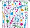 Fun Math Blackout Curtains, Mathematics Formula Learning Knowledge Educational Window Drapes for Kids Learners Bedroom Living