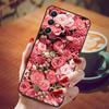 For Samsung Galaxy A55 5G Case Black TPU Silicone Beautiful Pattern Phone Cases for Galaxy A55 Shockproof Soft Cover A 55 6.6''