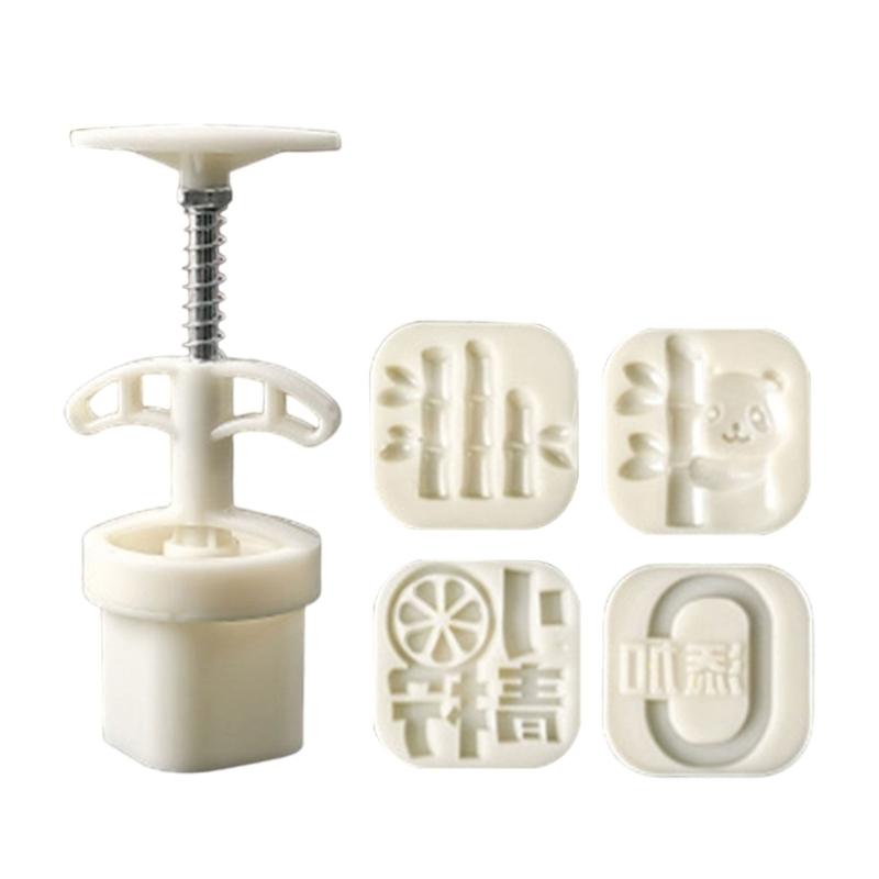 

Multifunctional Dessert Molds Set Dessert Shaping Tool Animal Shape Green Grams Cake Molds Dough Molds for Bakings