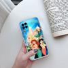 The Little Mermaid Transparent Phone Case for Motorola Moto Edge 20 30 40 50 S30 Fusion Ultra Pro Neo Lite