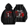 Unisex Loose Fit Long Sleeve Hoodie with Letter Print for Casual Wear
