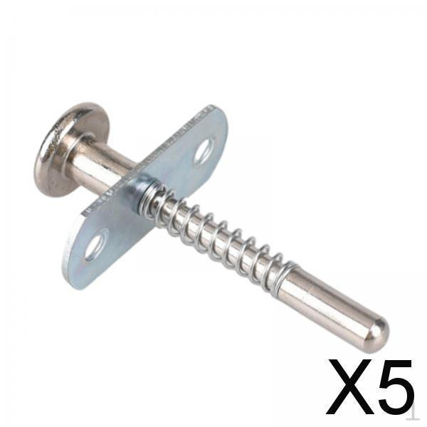 

5x Подпружиненная защелка, Сменная фурнитура Сверхпрочная, Многоцелевой стальной плунжерный шпингалет для