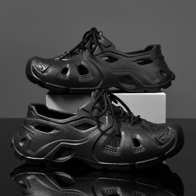 2025 New Summer Sandals Foreign Trade Coconut Hole Shoes Foreign Trade Men's Shoes Beach Shoes Sports Trend Sandals