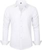Four-sided Stretch Dress Shirt Men's Slim-fitting Long-sleeved Solid Color Simple Men's Shirt Business Casual Men's Clothing