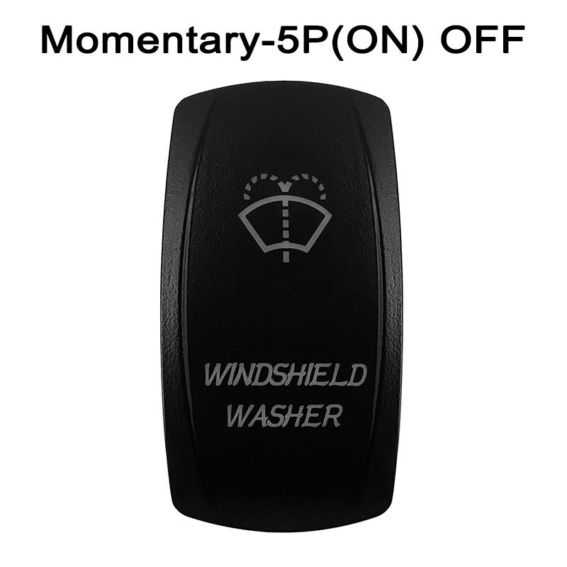 1 Pc Dual WHITE Led Rocker Toggle Switch 5/7P SPST DPDT ON-OFF ON-OFF-ON Switch for Car Boat RV Marine Vehicle Car Tuning Part Switches4