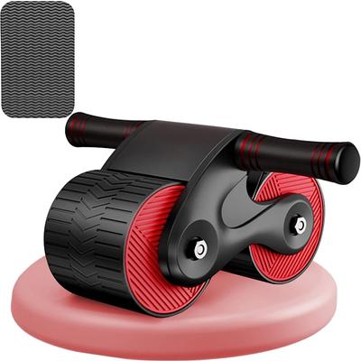 Automatic Rebound Ab Roller, 2023 New Ab Roller for Abs Workout,Ab Workout Equipment for Core Workout,Home Gym Fitness Equipment with Knee Pad