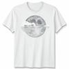 Moon Cityscape Landscape Men Women Graphic Tee Unisex Tee