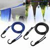 1.5M Elastic Strap Adjustable Tension Belt Car Clothesline Hook Cargo Luggage Lashing Buckle Rope For Motorcycle Travel