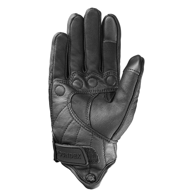 Retro Motorcycle Gloves Perforated Glove Breathable Genuine Leather Black All Seasons Moto Racing Cycling Motocross Bike Knight