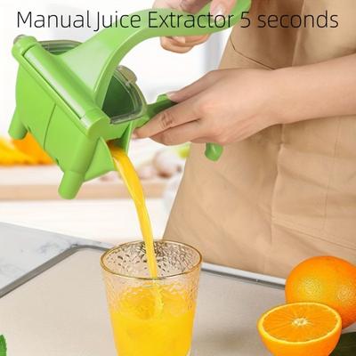 1 Stück tragbare manuelle Zitruspresse – multifunktionales Küchengerät für frischen Zitronen-, Orangen- und Grapefruitsaft