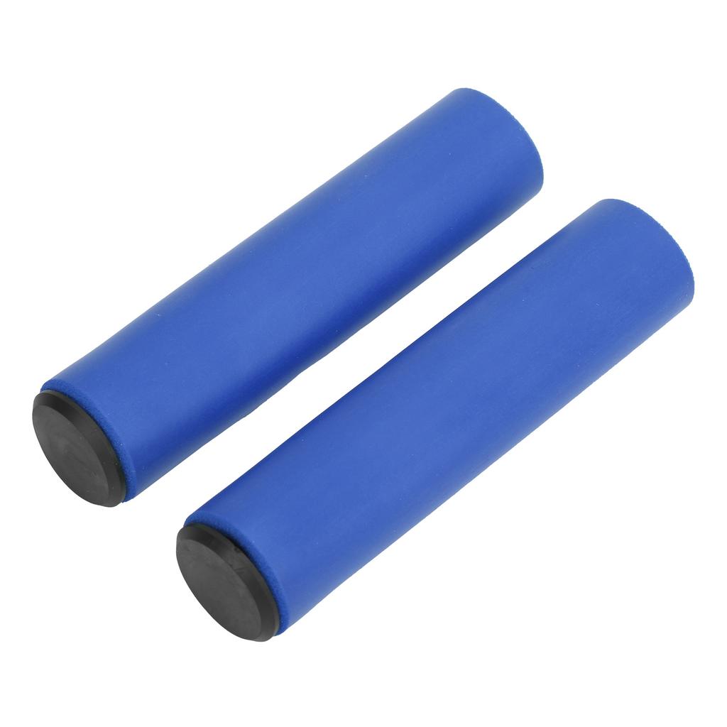 30g 1 Pair Lightweight Silicone Handlebar Sleeve for MTB Anti Slide Foam Handlebar Sleeve Bleu