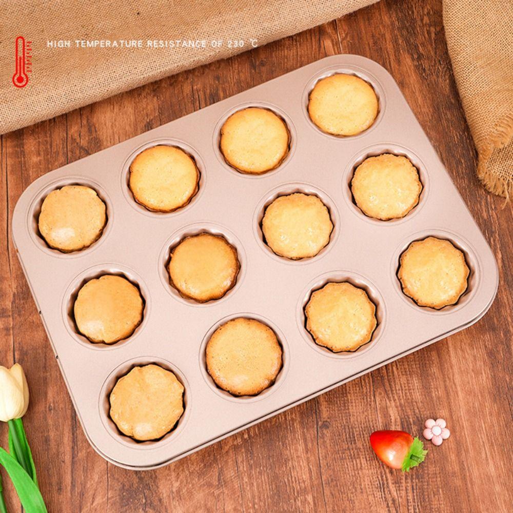 Forma na cannelé z uhlíkové oceli 4/6/9/12 dutin Nepřilnavý povrch Plech na muffiny Vysoká účinnost přenosu tepla Nástroj na pečení dortů a muffinů
