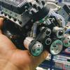Miniature Engine Replicas Simulatioin Gasolene Motor Figurine Toy Desktop Decors for Children STEM Educational Toy