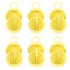 6PCS Reusable Water Balloons with Carrying Ring Silicone Quick Fill Self Sealing Summer Water Splash Ball Toys for