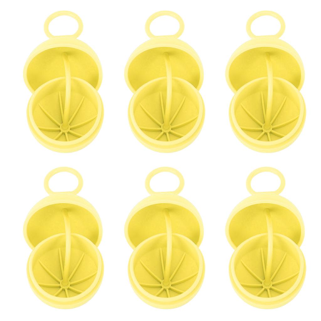 6PCS Reusable Water Balloons with Carrying Ring Silicone Quick Fill Self Sealing Summer Water Splash Ball Toys for