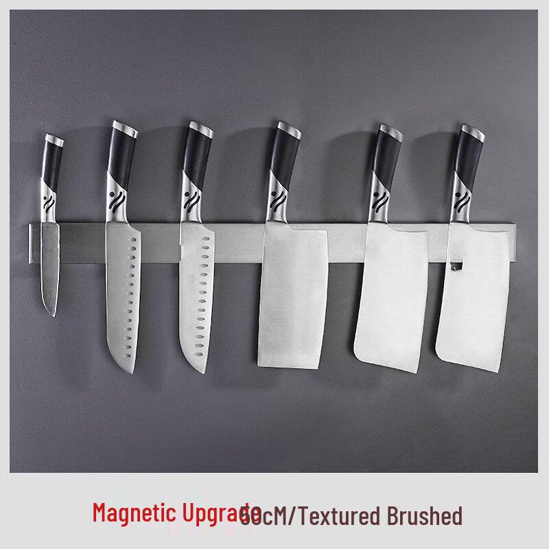 ZISIZ 304 Stainless Steel Magnetic Kitchen Knife Rack