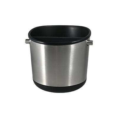 Strong Rustproof Coffee Knock Box Removable Parts Perforated Drainage Corresponding Most Espresso Machines Stainless Steel Kitchen Accessory