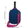 Water Resistant Pickleball Crossbody Bag Neoprene Paddle Protective Case  Tennis Court