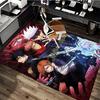 1pc Jujutsu Kaisen Anime Chair Mat - Office Desk Carpet with Satoru Gojo Design, Non-Slip Rug for Home Decor, Suitable for All Seasons, Perfect Gift I