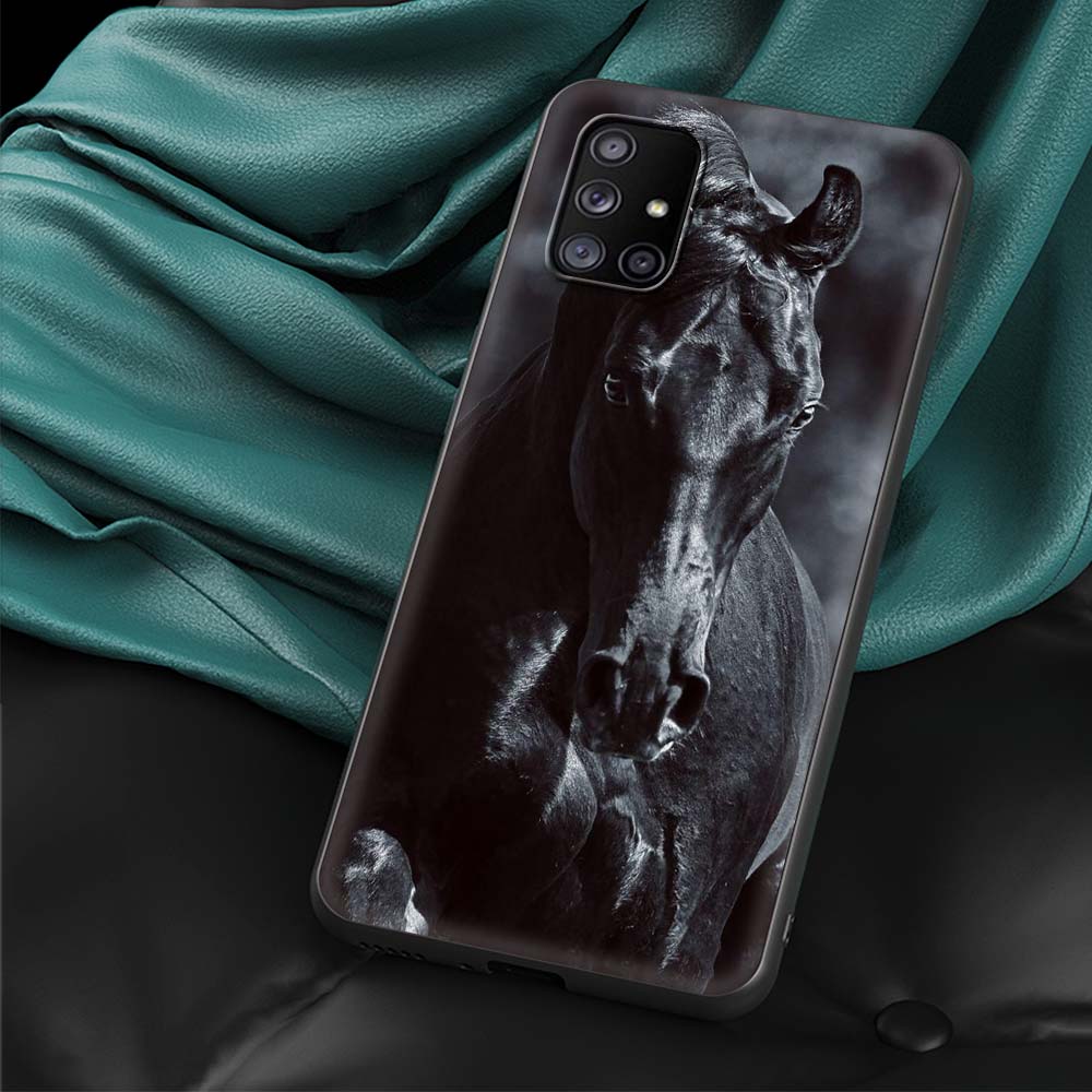 Running Horse Animal Fundas for Samsung Galaxy A70 A50 A40 A20s A30 A10s A20e A10 A02s A01 Phone Case for Samsung A51 A72 Cover
