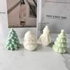 Home Decorations Santa Epoxy Mold Soap Molds Christmas Wax Mould Candle Mould