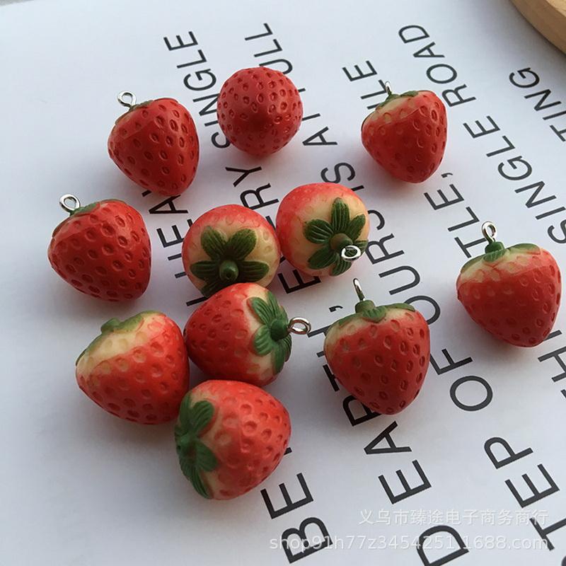 Fashion Simple Stereo Simulation Strawberry Dangle Earrings Lovely Girl Fruit Earring For Women Gifts New Jewelry Accessories