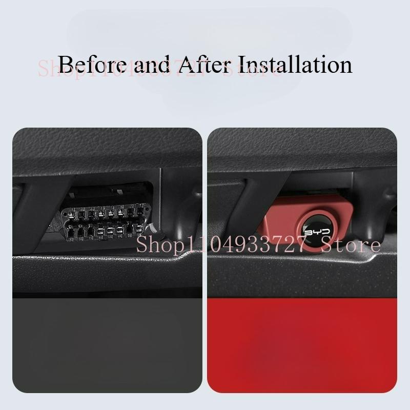 Per BYD Sealion 7 Sea Lion 07 EV 2024 2025 Coperchio Protettivo Porta di Ricarica OBD Impermeabile e Resistente allo Sporco Accessori Interni