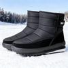 Shoes Cotton Shoes Winter Men's Piled Thickened Snow Boots Casual Versatile Non-slip One-pedal Cotton Boots