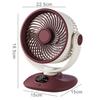 USB Direct Charging Desk Fan, 3 Speeds Quiet Air Circulator, Adjustable Angle Mini Personal Fan for Home Office Bedroom