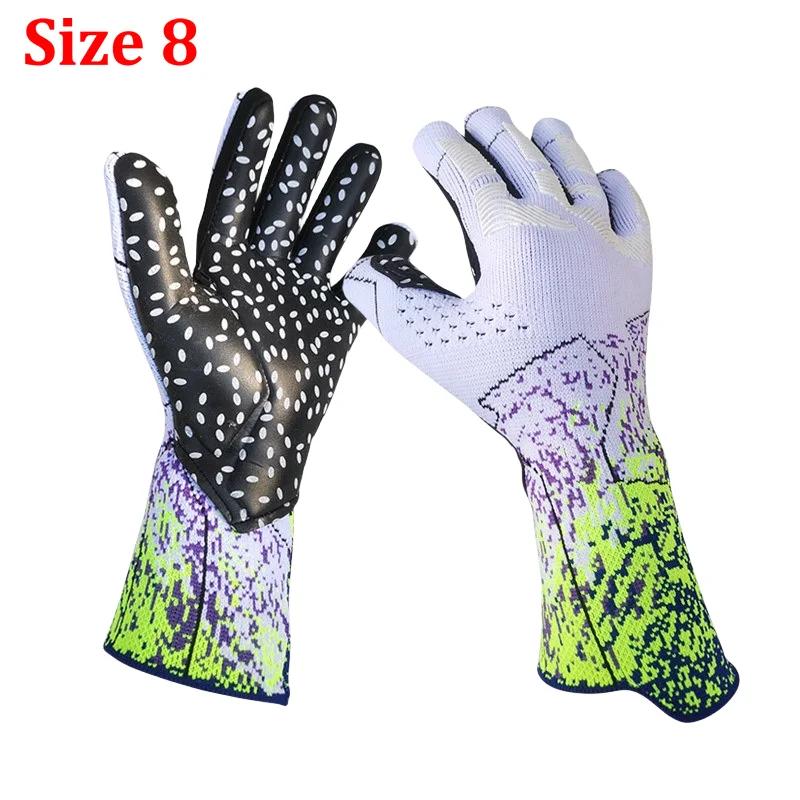 Latex-Torwarthandschuhe, verdickter Fußball, professioneller Schutz, Erwachsene, Teenager, Torwart, Fußball, Torwart-Fußballhandschuhe